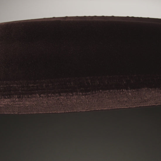 Stretch Velour - Chocolate - Persica Collection - Image 5 of 5