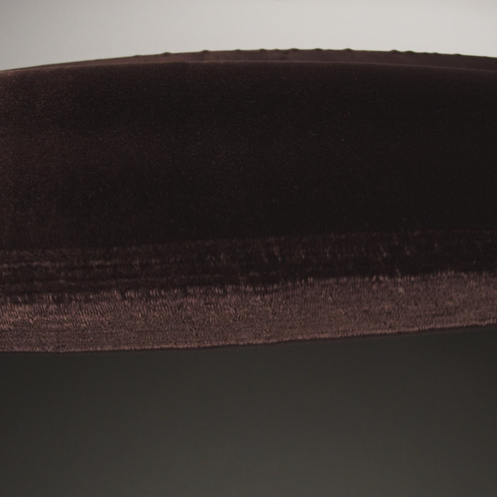 Stretch Velour - Chocolate - Persica Collection - Image 5 of 5