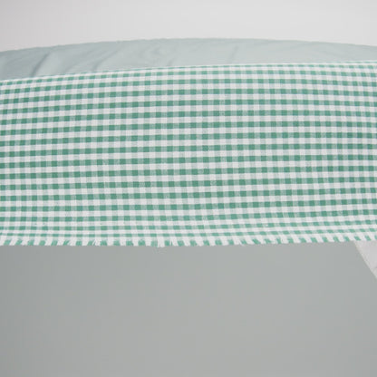 Organic Cotton Gingham 0.125" - Emerald - Campinas Collection