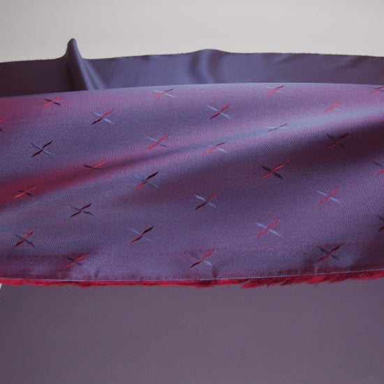 Xs Jacquard Lining - Red and Navy Bi-Color - Image 6 of 7