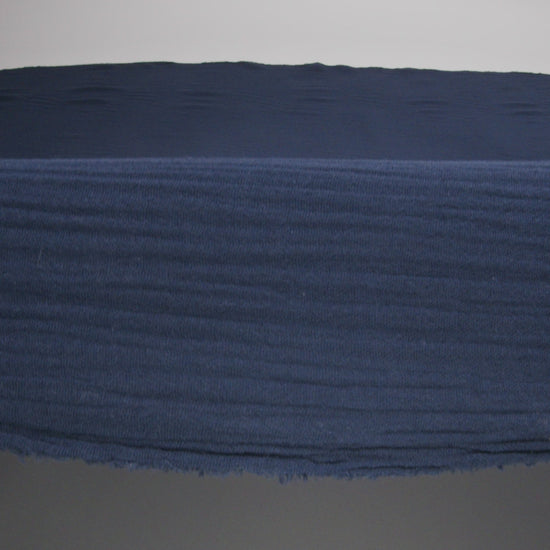 Double Cotton Gauze - Navy - Talamanca Collection - Image 5 of 5