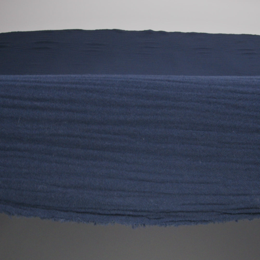 Double Cotton Gauze - Navy - Talamanca Collection - Image 5 of 5