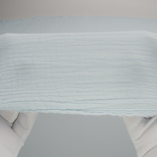 Double Cotton Gauze - Light Blue - Talamanca Collection - Image 5 of 5
