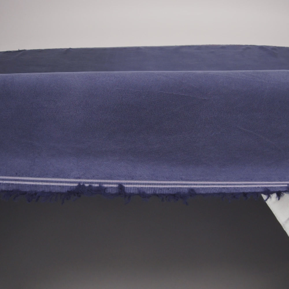 Washed Copper and Rayon Twill - Navy - Darcy Collection - Image 6 of 6