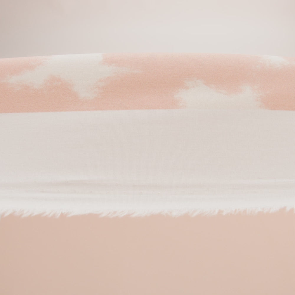 Mood Exclusive Peach Head in the Clouds Stretch Cotton Poplin - Image 6 of 6