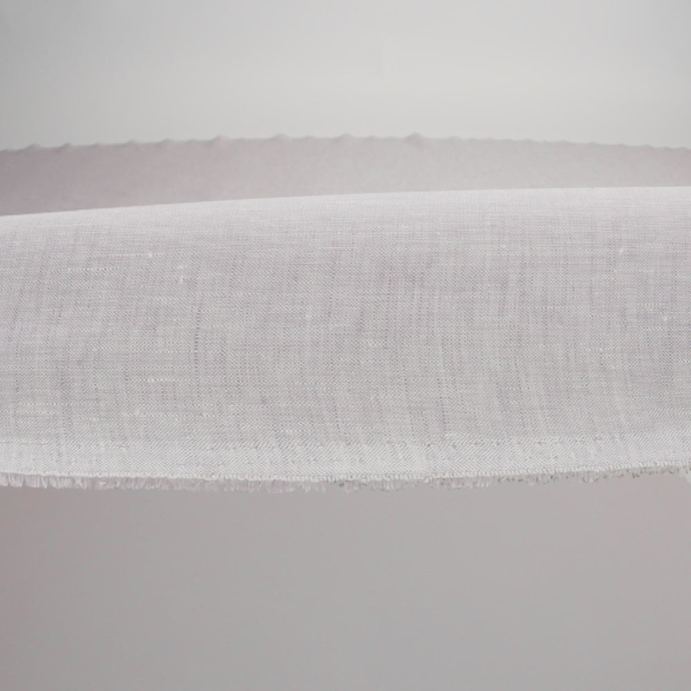 Lightweight Linen Chambray - Heathered Lilac Gray - Minerva Collection - Image 5 of 6