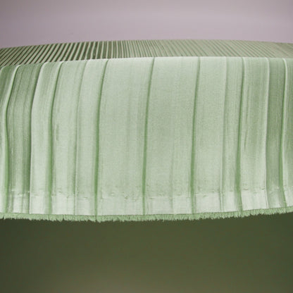 Accordion Pleated Chiffon - Pea Green - Etereo Collection