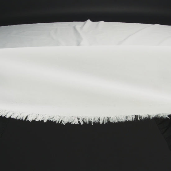 Water-Resistant Polyester Twill - White - Fisher Collection - Image 5 of 5