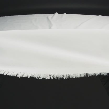 Water-Resistant Polyester Twill - White - Fisher Collection