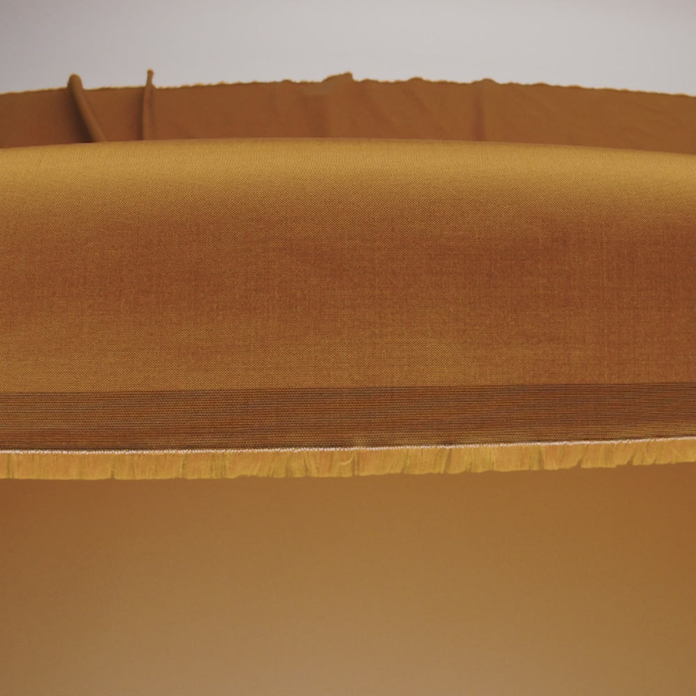 Polyester Taffeta - Plain Dyed Apricot Orange - Bellamy Collection - Image 5 of 6