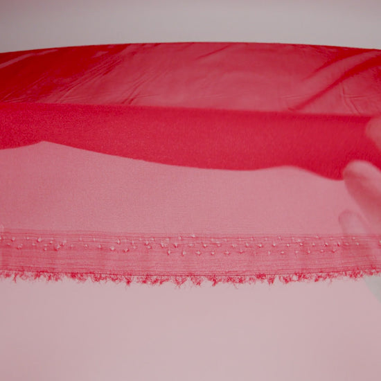 Polyester Organza - Red - Luscinia Collection by Mood - Image 6 of 7