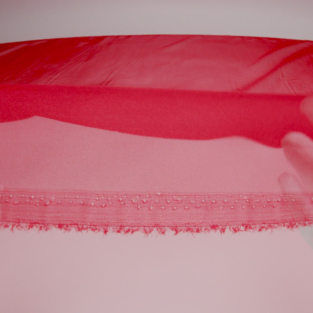 Polyester Organza - Red - Luscinia Collection by Mood - Image 6 of 7