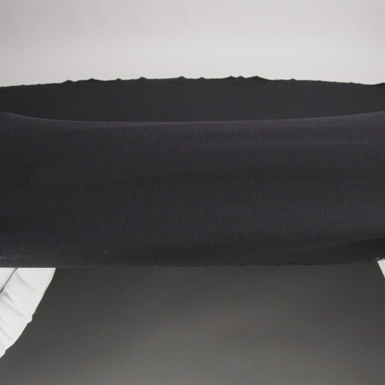 Lightweight Stretch Ponte Knit - Black - Hesperia Collection - Image 6 of 6