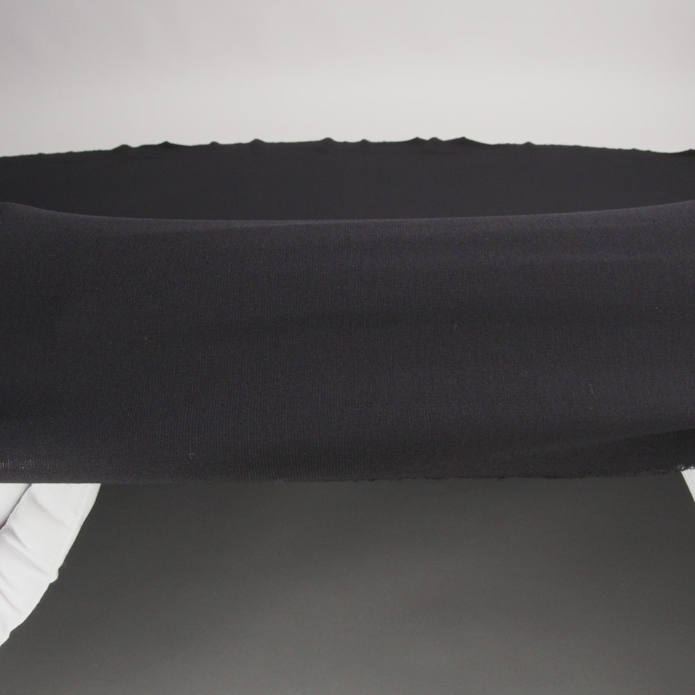 Lightweight Stretch Ponte Knit - Black - Hesperia Collection - Image 6 of 6