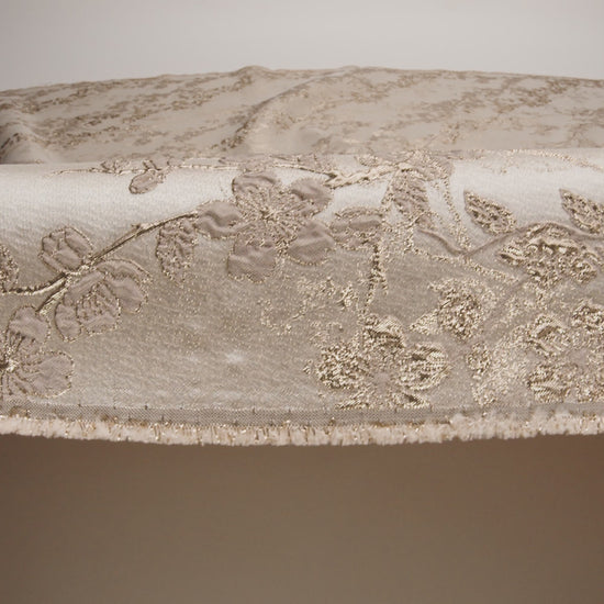 Metallic Gold Luxury Floral Brocade - Image 5 of 5