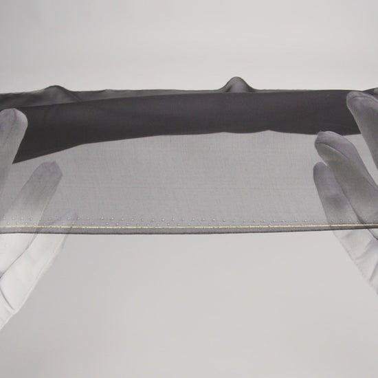 Silk Organza 44" - Black - Premium Collection - Image 6 of 7