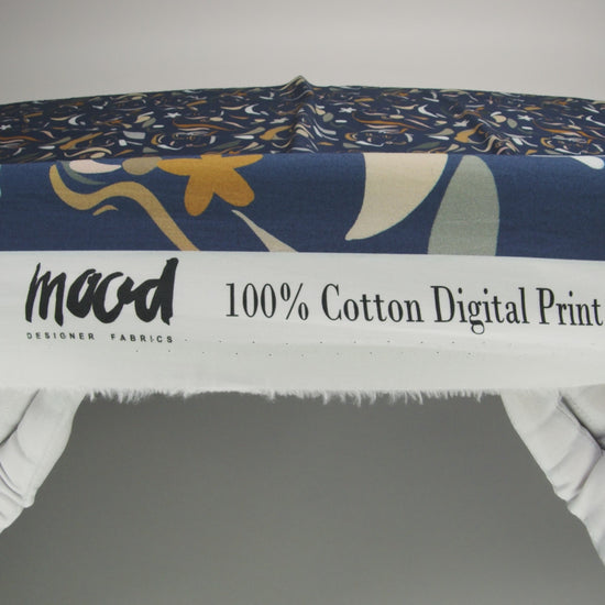Mood Exclusive Twilight Blue Le Muse Cotton Poplin - Image 5 of 5