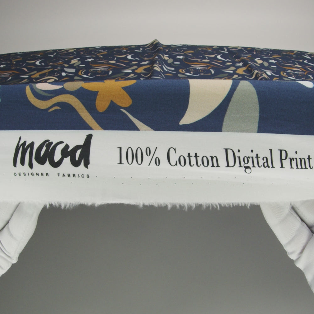 Mood Exclusive Twilight Blue Le Muse Cotton Poplin - Image 5 of 5