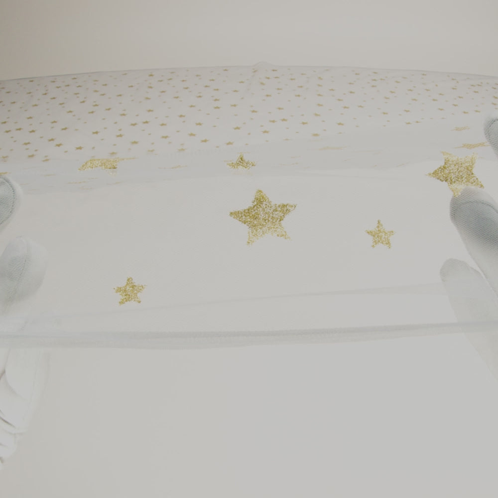 Starry Glitter Tulle - Tradewinds - Image 6 of 7