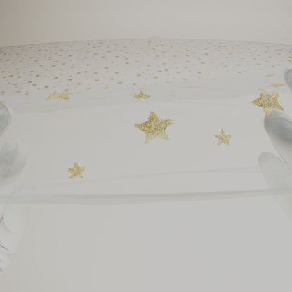 Starry Glitter Tulle - Tradewinds