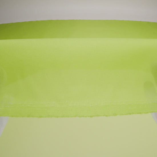 Satin-Faced Polyester Organza - Peridot Green - Ardea Collection by Mood - Image 6 of 7
