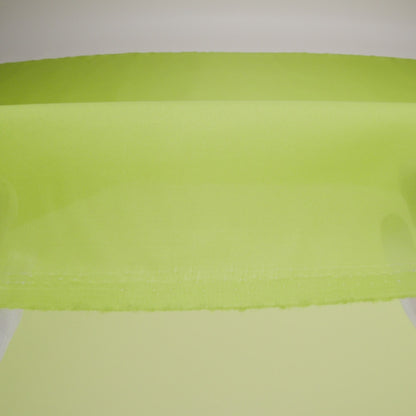 Satin-Faced Polyester Organza - Peridot Green - Ardea Collection by Mood