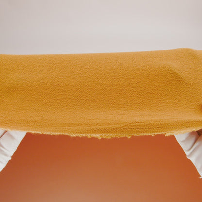 Rayon Blend Ghost Crepe - Golden Mustard Yellow - Designer Deadstock
