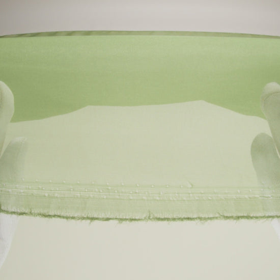 Polyester Organza - Pesto Green - Luscinia Collection by Mood - Image 6 of 7