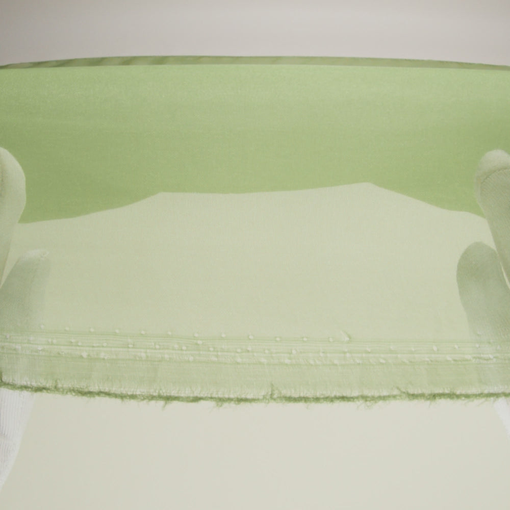 Polyester Organza - Pesto Green - Luscinia Collection by Mood - Image 6 of 7
