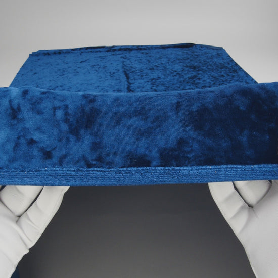 Crushed Velour - Estate Blue - Auguste Collection - Image 5 of 5