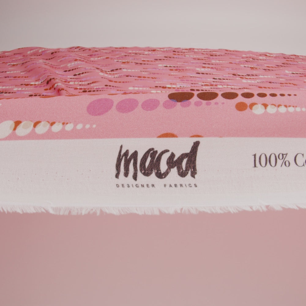 Mood Exclusive Pink Rain on Me Cotton Crepe - Image 6 of 6
