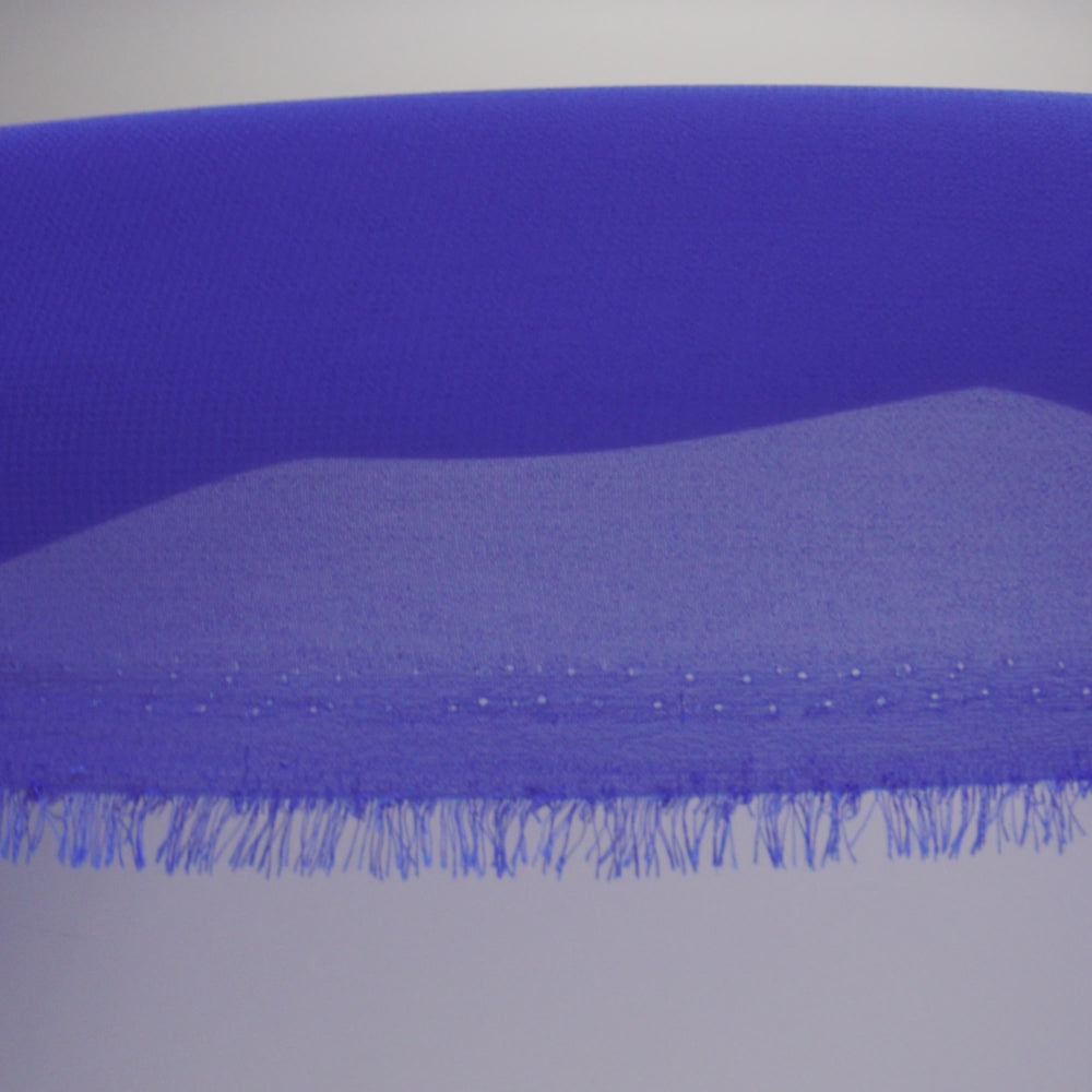 Polyester High-Multi Chiffon - Mazarine Blue - Netta Collection by Mood - Image 7 of 8