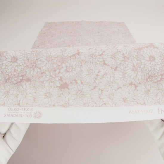 Printed Quilting Cotton by Anna Maria Textiles for Northcott - Beige Mums Floral - Indelible Soft Collection - Image 6 of 6