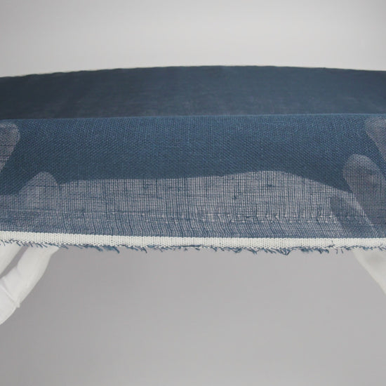 Linen Scrim 58" - Indigo - Corinth Collection - Image 5 of 6
