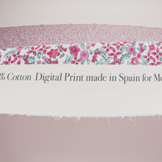 Cotton Poplin - Pink Floral - Botanical Stroll Print - Mood Exclusive Secret Garden Collection - Image 6 of 7