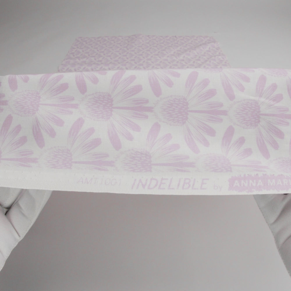 Printed Quilting Cotton by Anna Maria Textiles for Northcott - Lilac Coneflower Floral - Indelible Soft Collection - Image 6 of 6