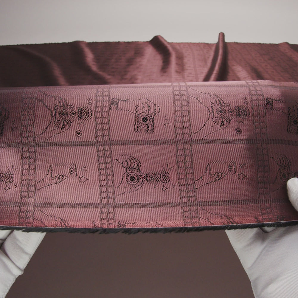 Dusty Rose Picturesque Jacquard Lining - Image 6 of 7