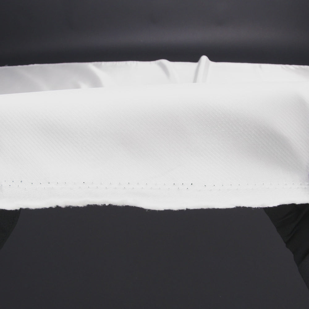 Luminous Polyester Mikado - White - Verena Collection - Image 6 of 7