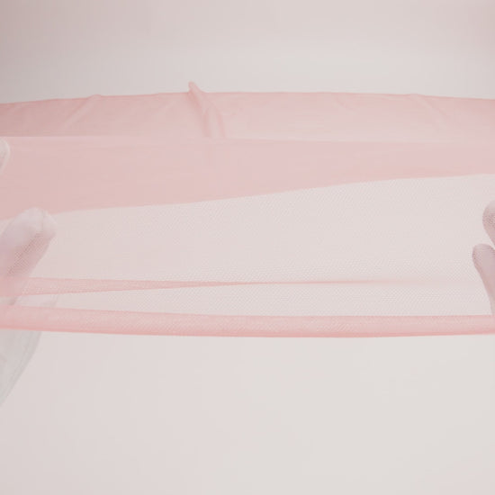 Soft Nylon Tulle - Bright Coral - Leonardo Collection - Image 6 of 7