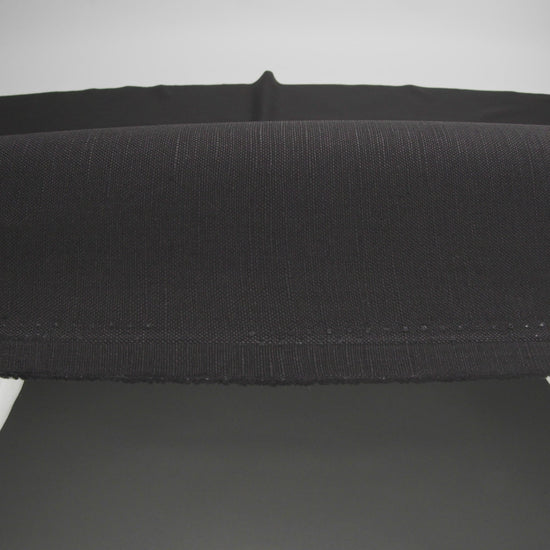 Medium Weight Linen and Cotton Woven - Black - Image 6 of 6