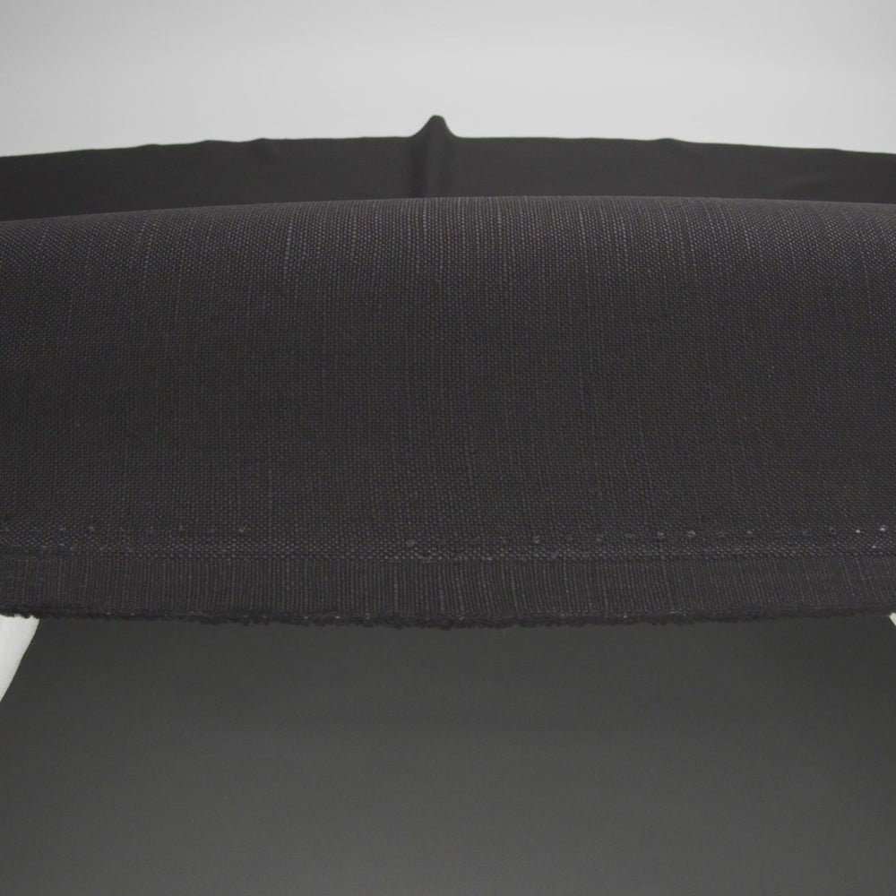 Medium Weight Linen and Cotton Woven - Black - Image 6 of 6