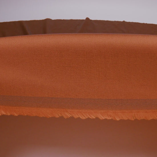Polyester Taffeta - Plain Dyed Rustic Orange - Bellamy Collection - Image 5 of 6