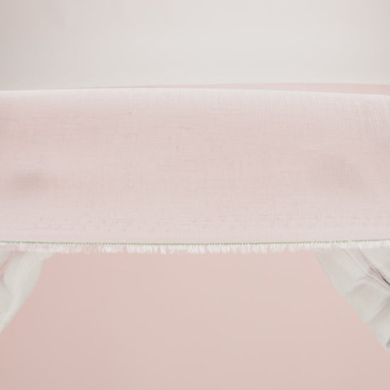 Famous Australian Designer Shell Pink Lightweight Linen Woven - Image 6 of 6