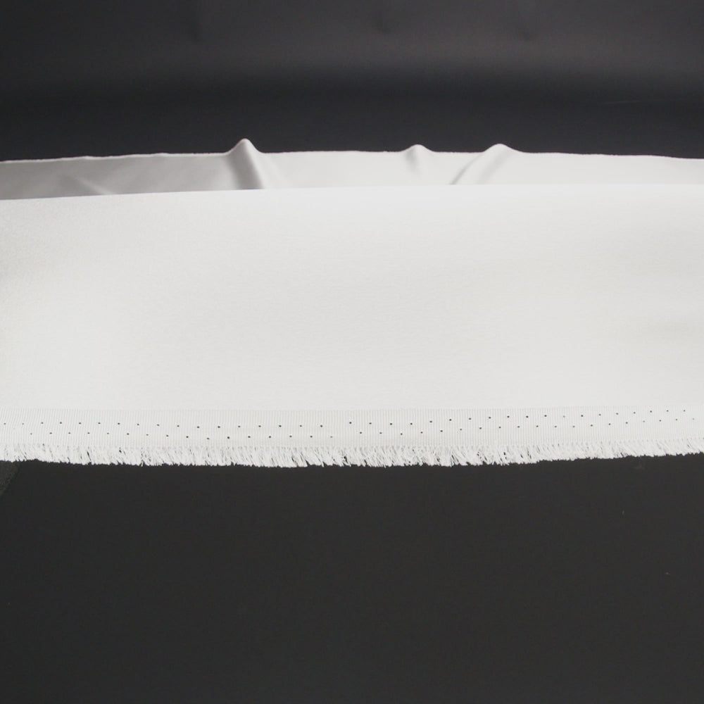 Silk Crepe Back Satin - Whisper White - Premium Collection - Image 6 of 7