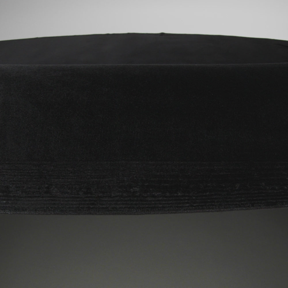 Stretch Velour - Black - Persica Collection - Image 5 of 5