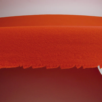 Wool and Cashmere Coating Made in Italy - Red Orange - Alberini Collection