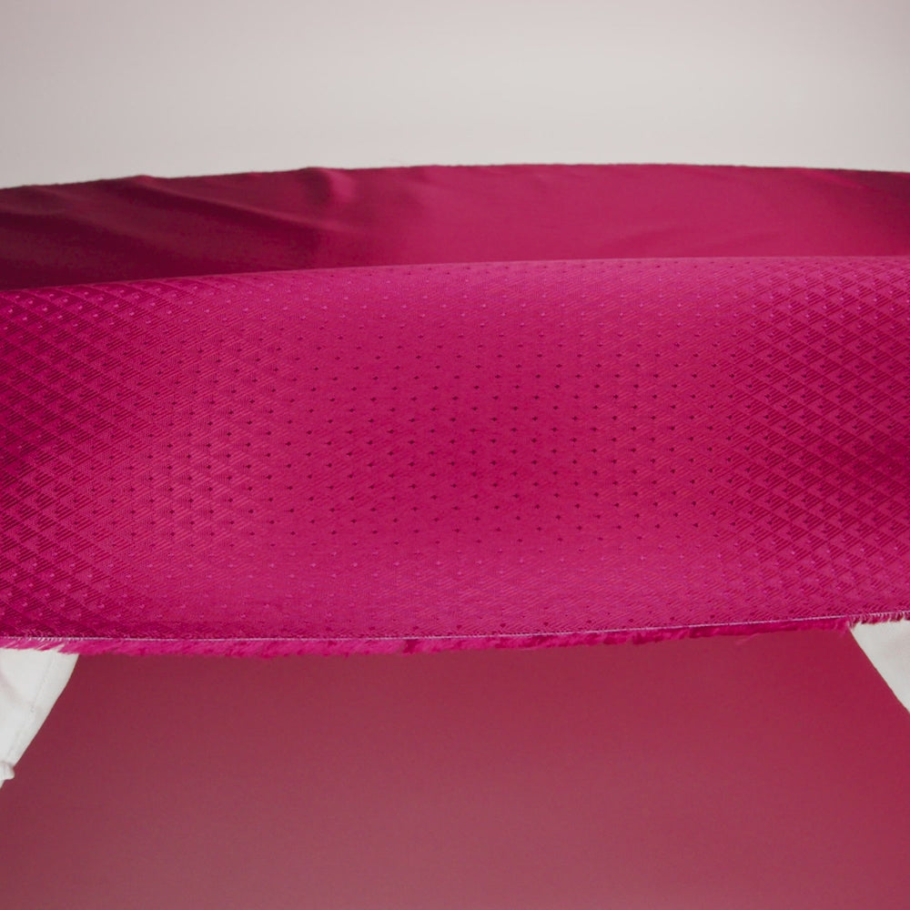 Magenta Mini Triangles Jacquard Lining - Image 6 of 7