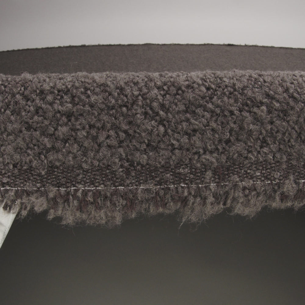 Wool Blend Boucle Tweed - Brown - Image 6 of 6