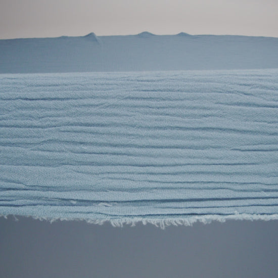 Double Cotton Gauze - Steel Blue - Talamanca Collection - Image 5 of 5
