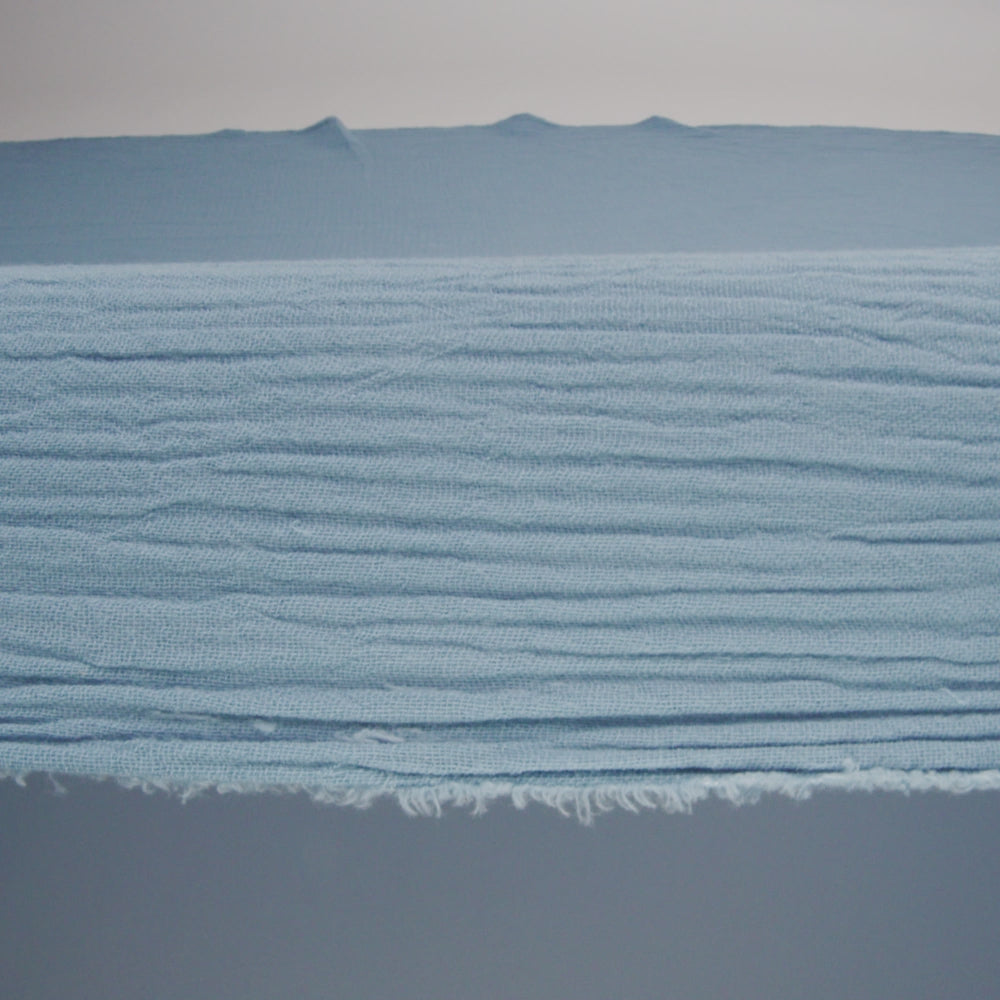 Double Cotton Gauze - Steel Blue - Talamanca Collection - Image 5 of 5